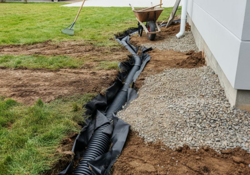 Barn Drainage Installation