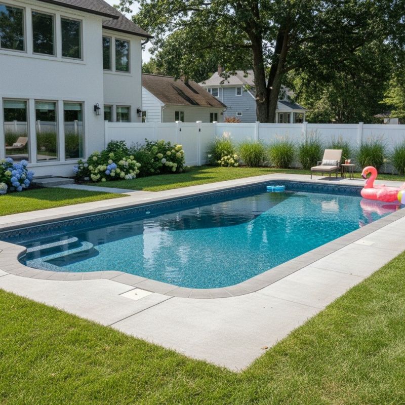 Vinyl Pool Fence Installation