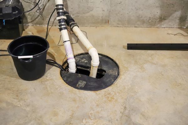 Interior Basement Drainage in Bolingbrook